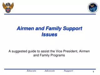 Airmen and Family Support Issues
