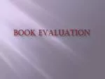 Book Evaluation - slide 1