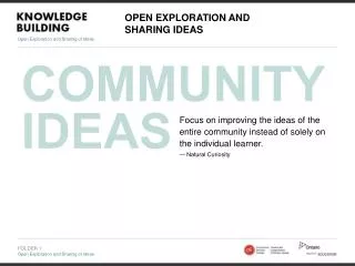 OPEN EXPLORATION AND SHARING IDEAS