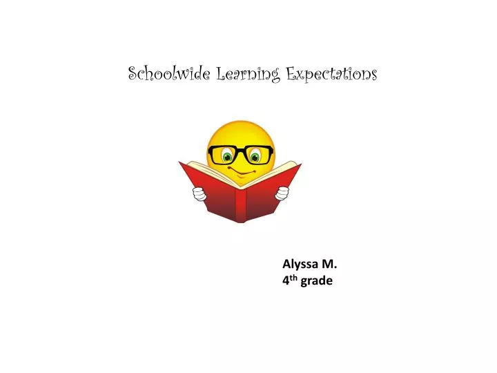 schoolwide learning expectations