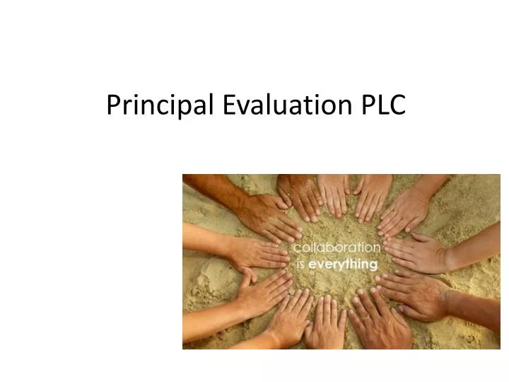 principal evaluation plc