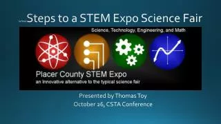 (a few) Steps to a STEM Expo Science Fair