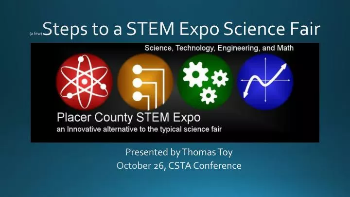 a few steps to a stem expo science fair