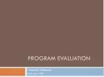 PPT - Program Evaluation PowerPoint Presentation, free download - ID ...