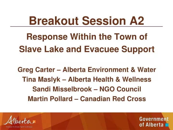 breakout session a2