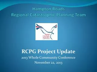Hampton Roads Regional Catastrophic Planning Team