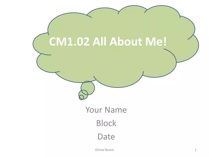 cm1 02 all about me