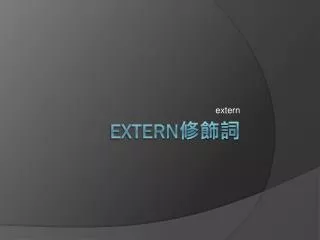 Extern ???