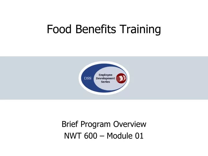food benefits training