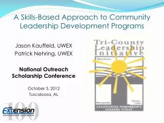 A Skills-Based Approach to Community Leadership Development Programs