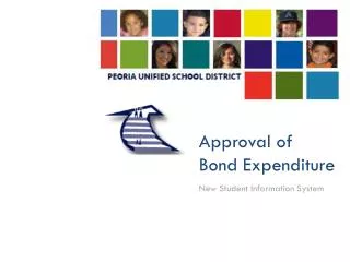 Approval of Bond Expenditure