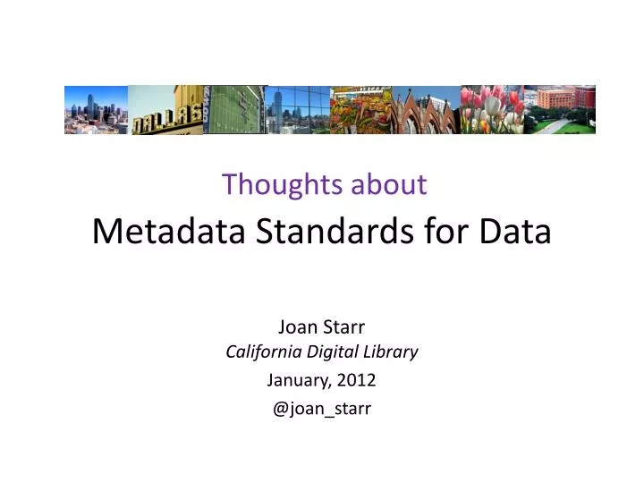 metadata standards for data