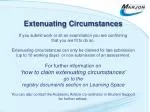 Guidelines on Extenuating Circumstances for Assessments and Examination Deadlines - slide 1