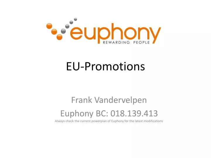 eu promotions