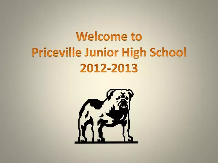 welcome to priceville junior high school 2012 2013