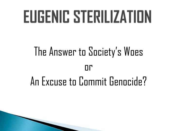 eugenic sterilization