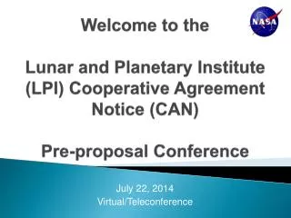 July 22, 2014 Virtual/Teleconference