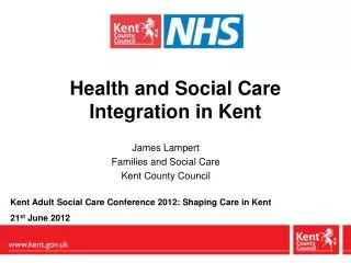 Health and Social Care Integration in Kent