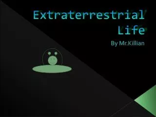 Extraterrestrial Life