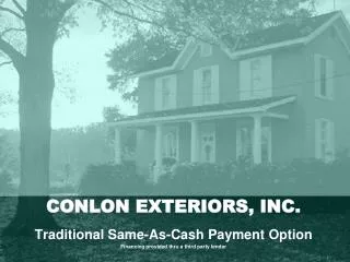 CONLON EXTERIORS, INC.