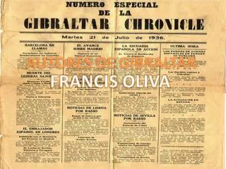 autores de gibraltar
