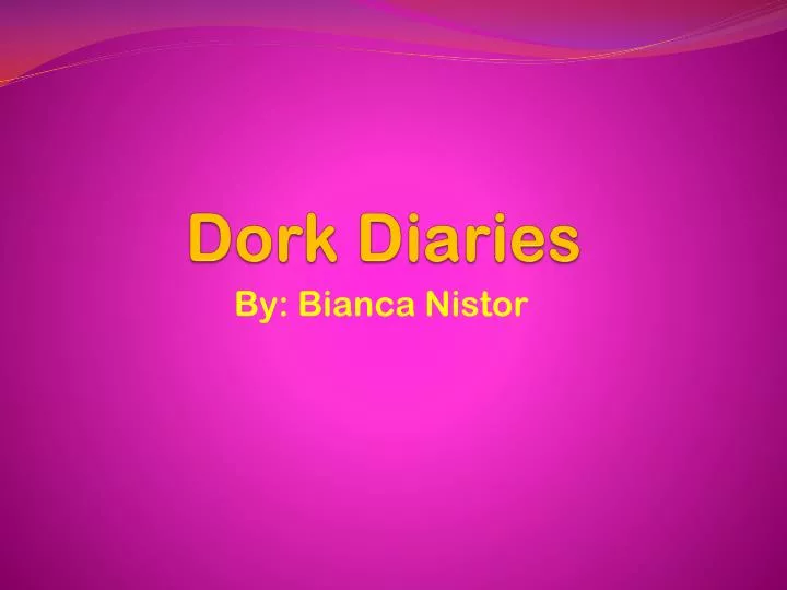 dork diaries