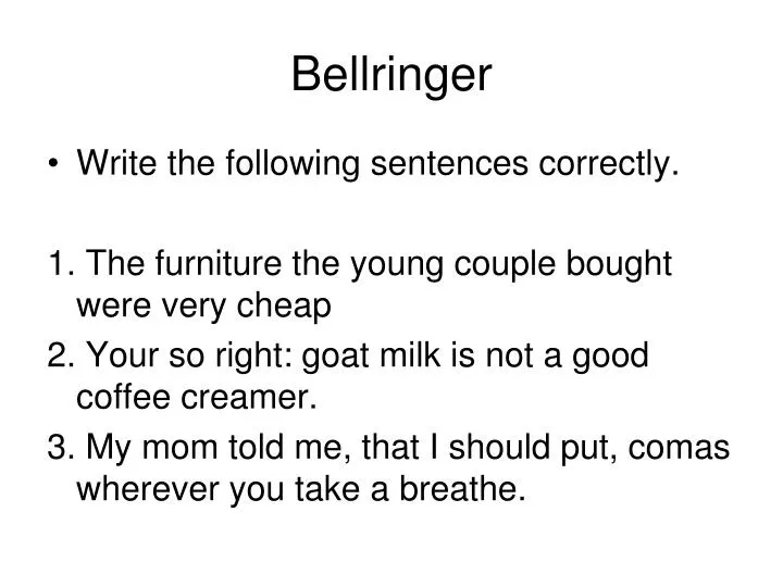 bellringer