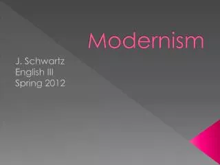 modernism