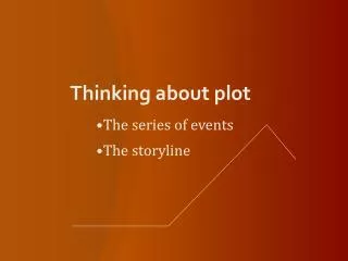 thinking about plot