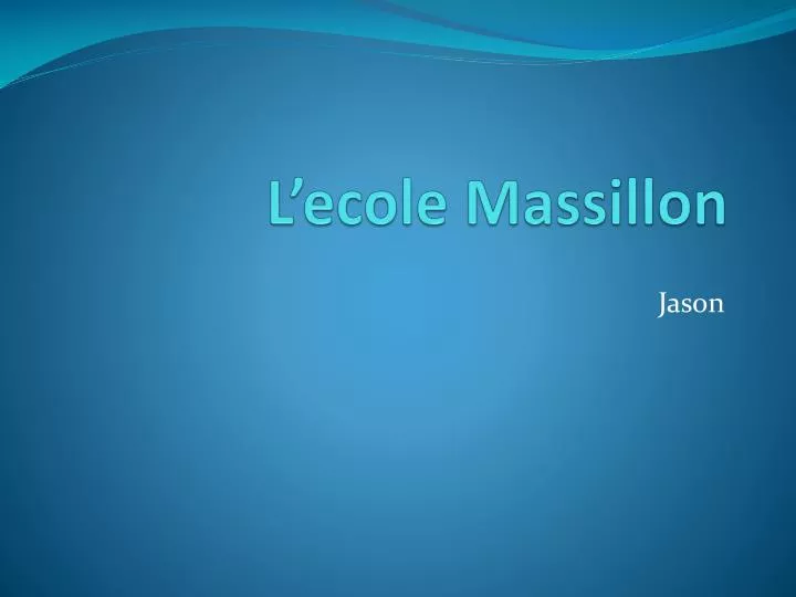 l ecole massillon