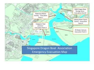 Singapore Dragon Boat Association Emergency Evacuation Map