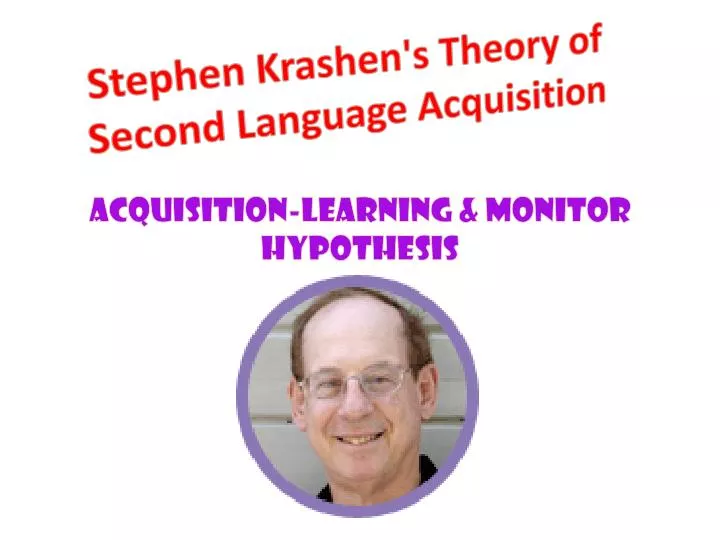 stephen krashen s theory of second language acquisition