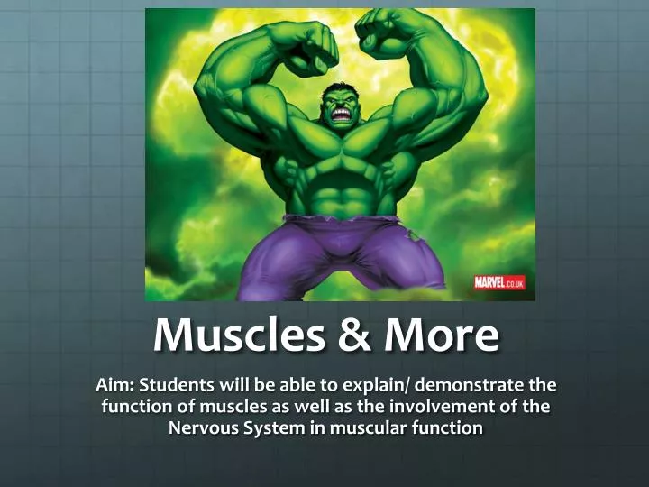 muscles more