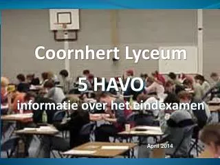 5 havo informatie over het eindexamen