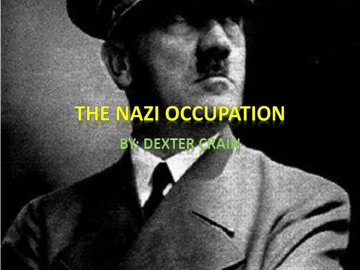 the nazi occupation