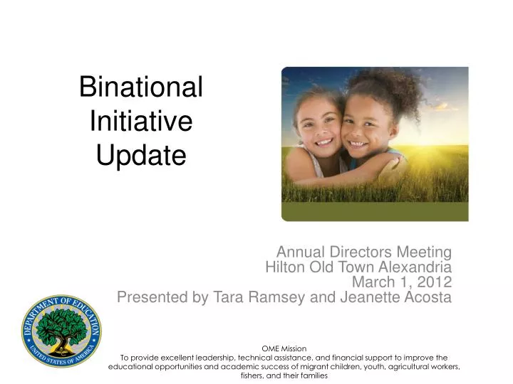 binational initiative update