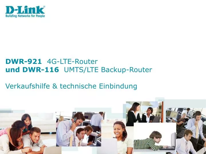 dwr 921 4g lte router und dwr 116 umts lte backup router verkaufshilfe technische einbindung