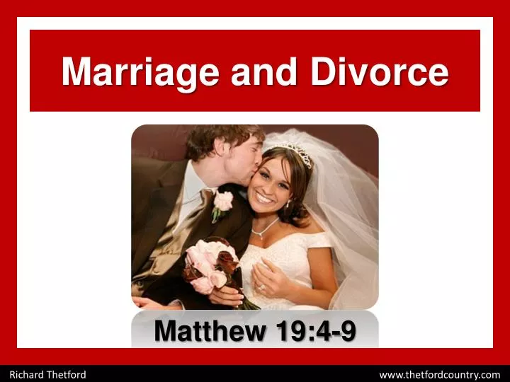 marriage and divorce