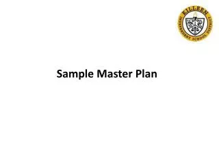 Sample Master Plan