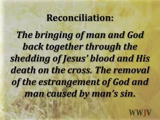 Reconciliation: