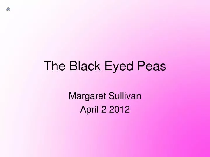 the black eyed peas