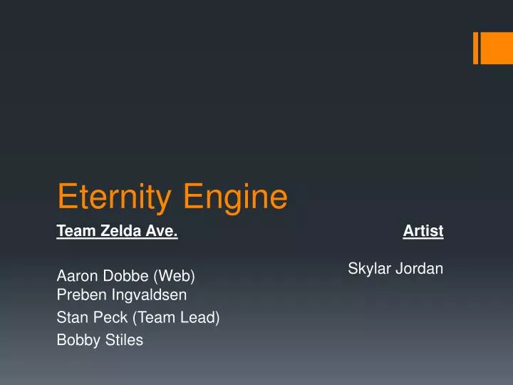 eternity engine