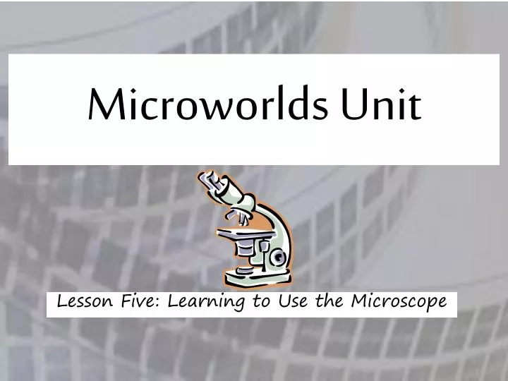 microworlds unit