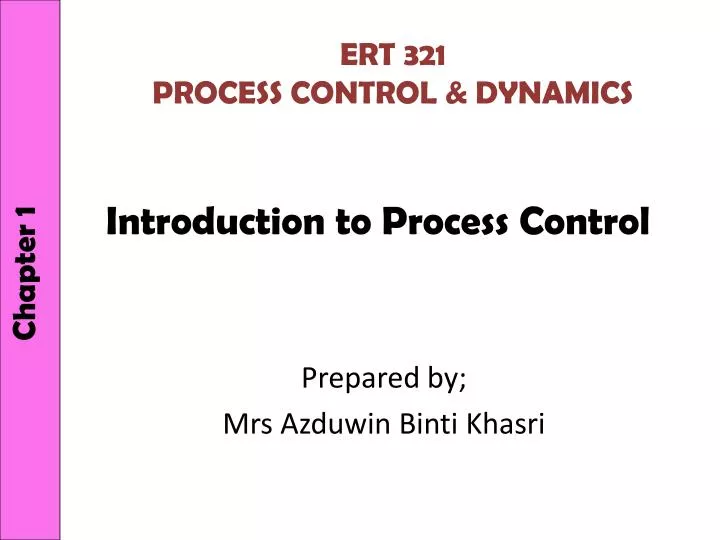 introduction to process control