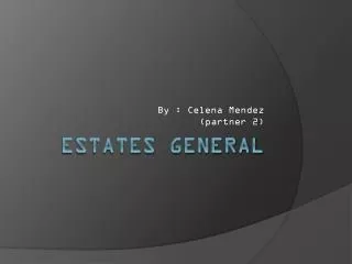 Estates General