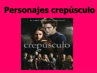 personajes crep sculo