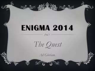 ENIGMA 2014