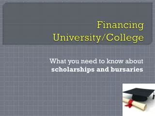 Financing University/College