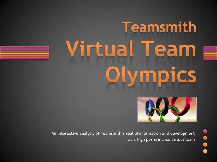 teamsmith virtual team olympics
