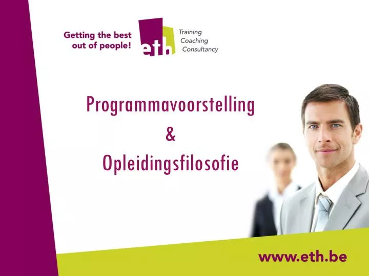 programmavoorstelling opleidingsfilosofie